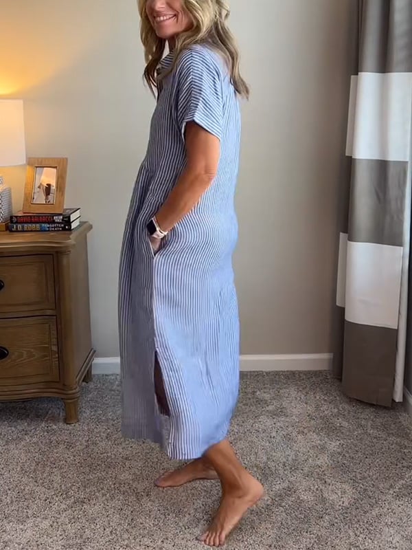 Gwen™ - Gestreiftes Hemdkleid