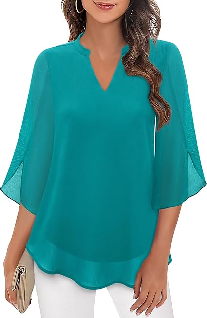 Annelyn | Luxe Geschichtete Bluse