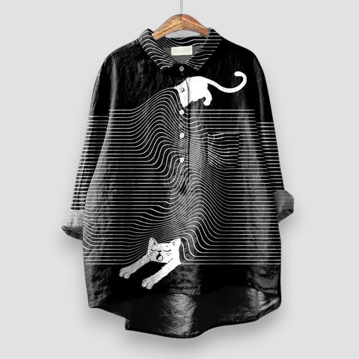 Geraldine™ | Damen-Shirt mit Hundedruck