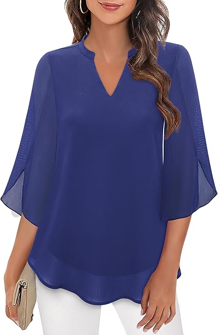 Annelyn | Luxe Geschichtete Bluse