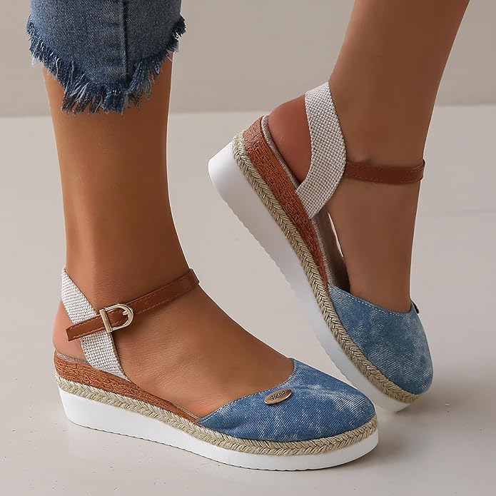 Alfonsa | Orthopädische Sandalen mit Plateau, Atmungsaktiv und Entspannt