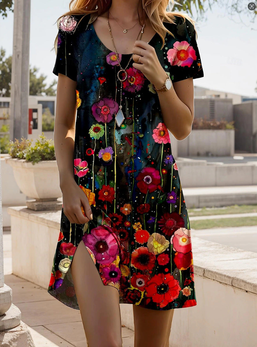 Mabel™ - Trendiges Ethnisch Bedrucktes Sommerkleid