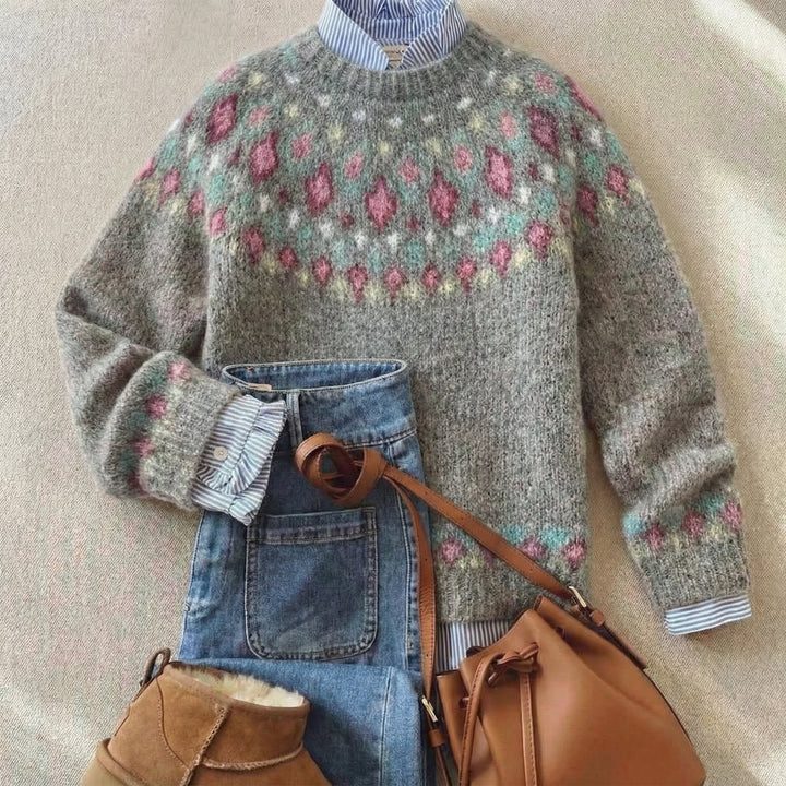 JANE – VINTAGE FAIR ISLE STRICKPULLOVER