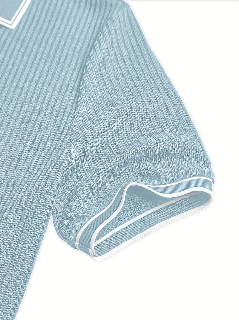 Emilio™ - Herren maßgeschneiderte gerippte Polo