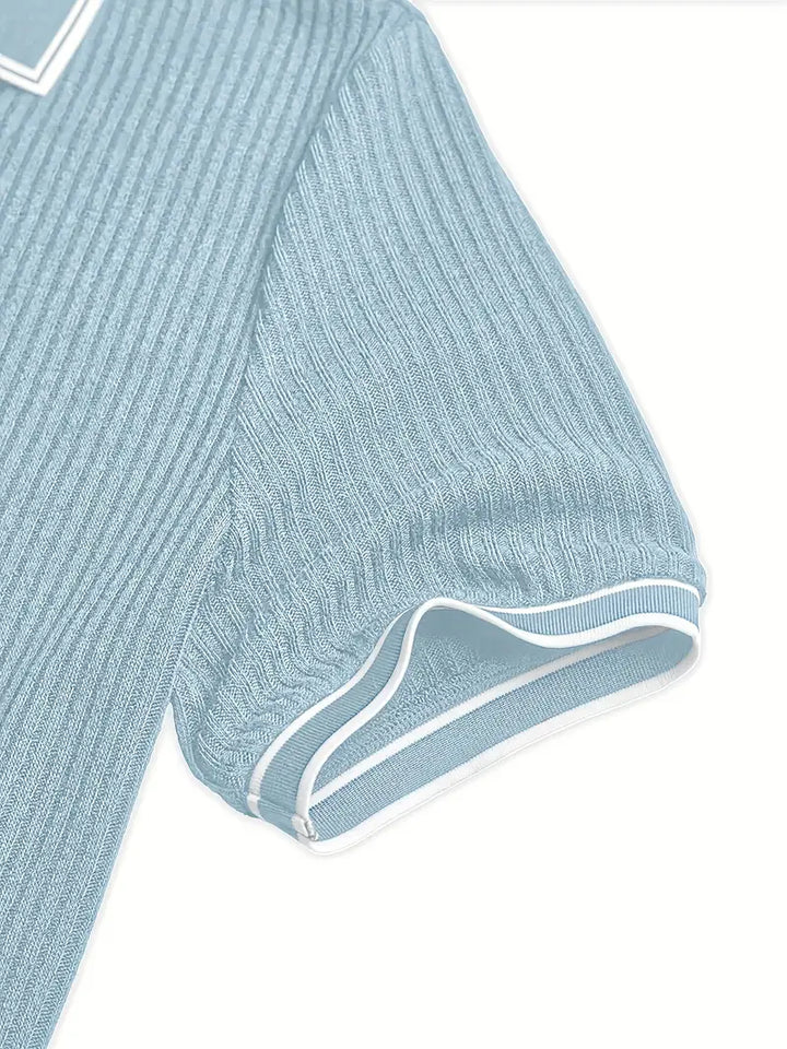 Emilio™ - Herren maßgeschneiderte gerippte Polo
