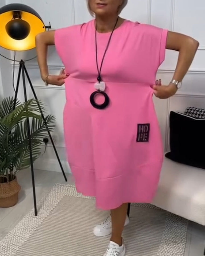 Zuzanna | Luftiges Sommerkleid mit Rundhalsausschnitt