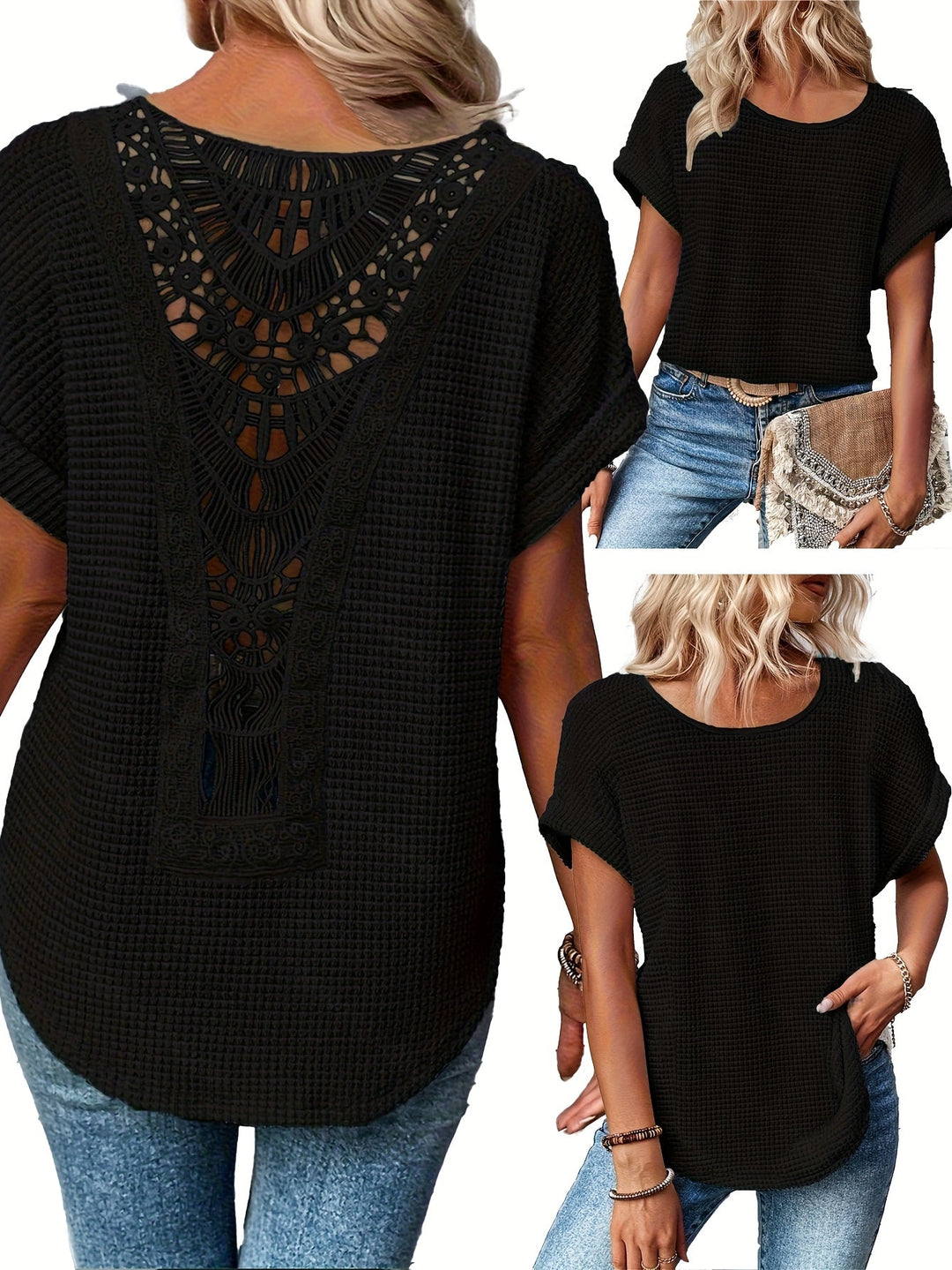 Oliv™ - Bequemes Rundhals-T-Shirt