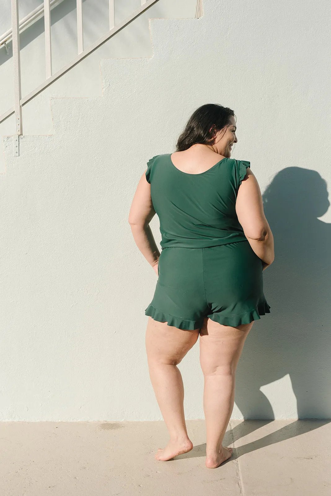 Reana™ – Rüschen-Badeanzug mit Brustunterstützung