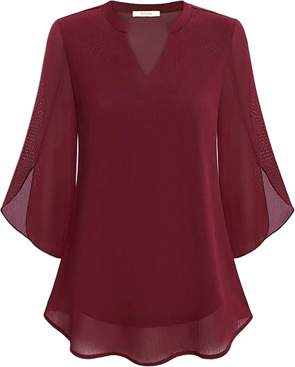 Annelyn | Luxe Geschichtete Bluse