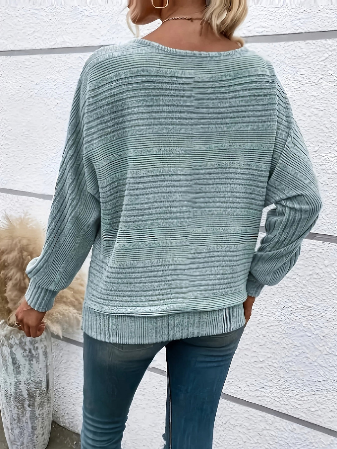 Sabine™ - Gemütlicher Pullover mit Fledermausärmeln
