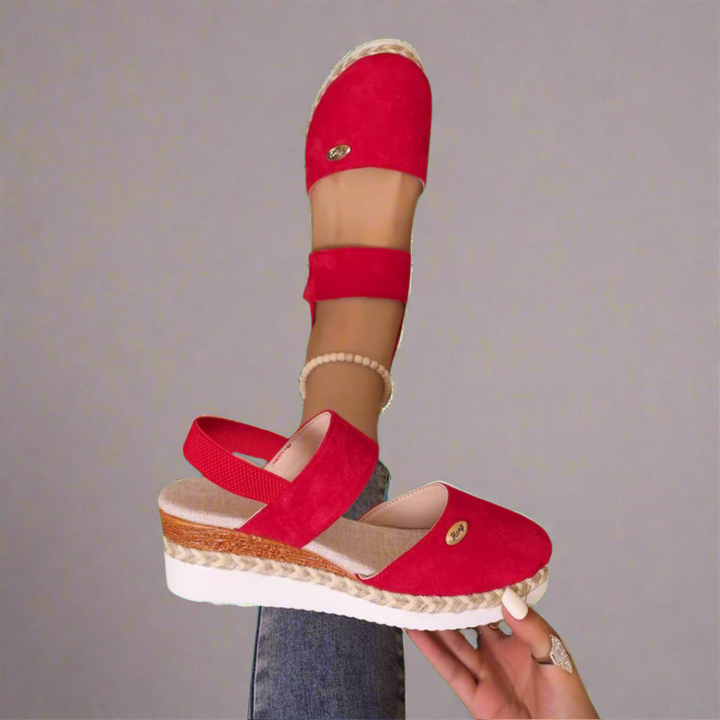 Gitta | Plus-Size Wedge Sandalen – Bequem und Vielseitig