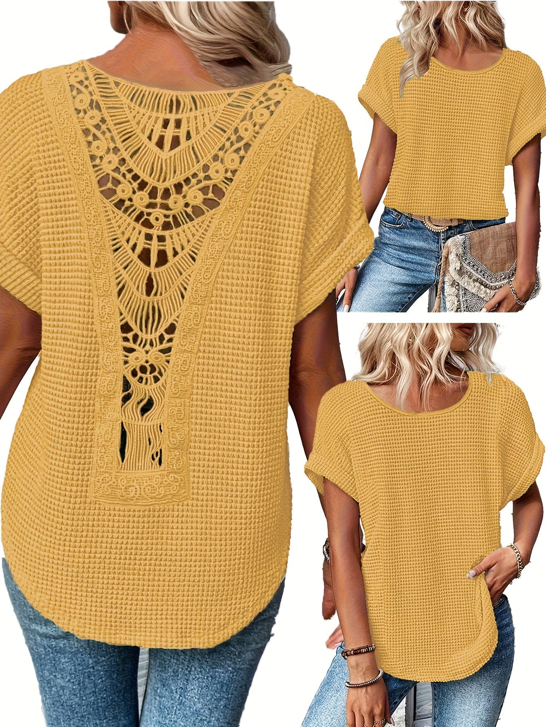 Oliv™ - Bequemes Rundhals-T-Shirt