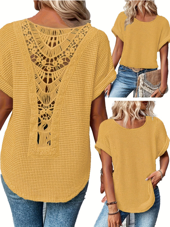 Oliv™ - Bequemes Rundhals-T-Shirt