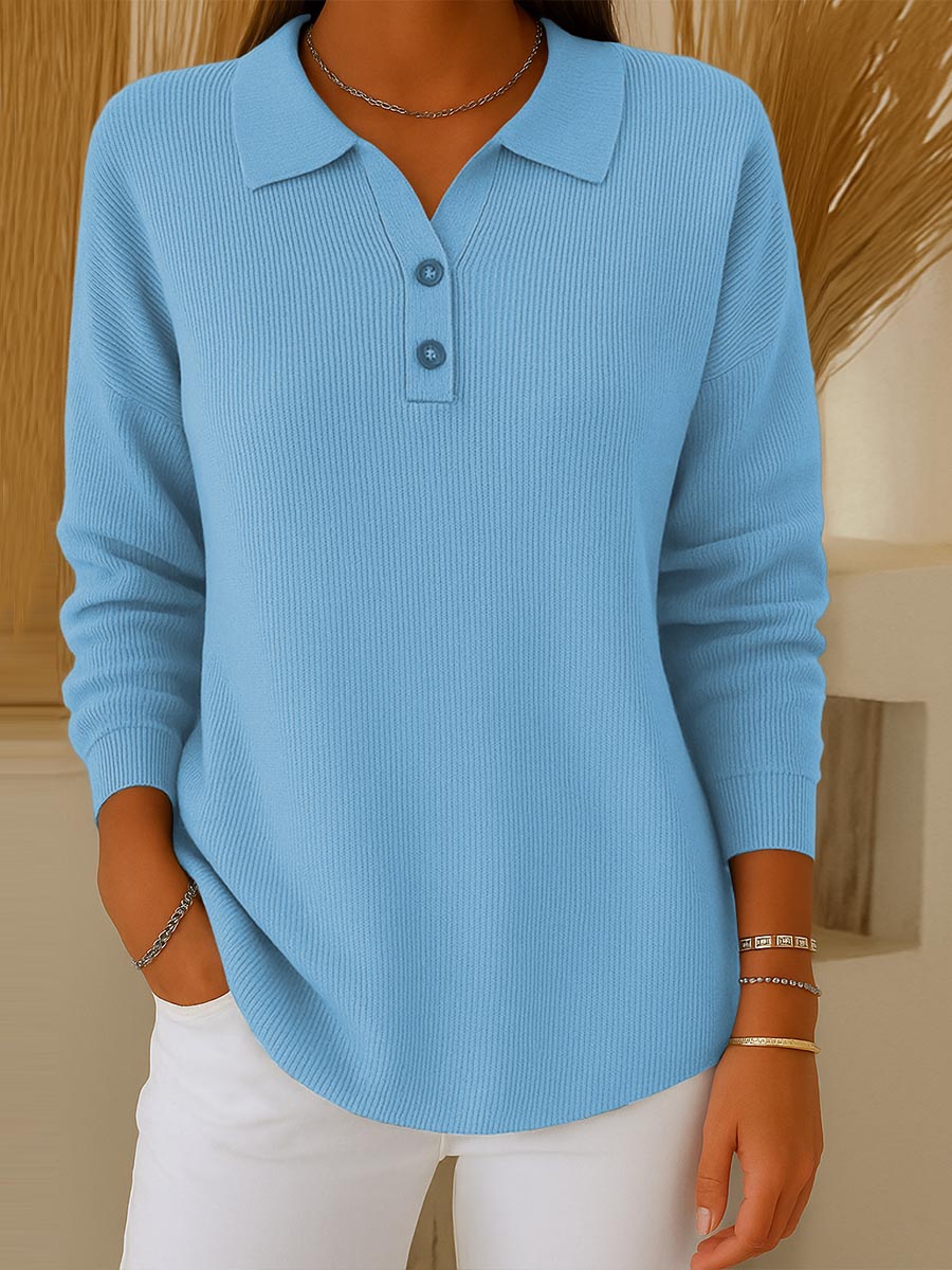 Frances™ - Damen Pullover in einfarbig