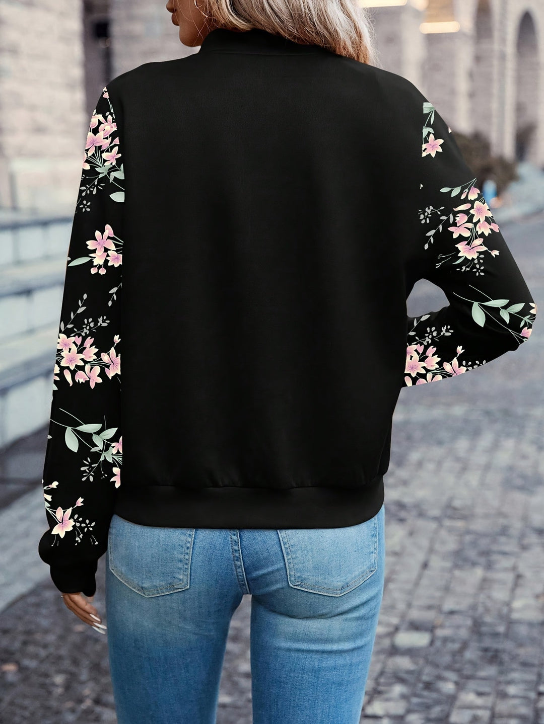 Thea™ - Trendy Floral Print Jacke