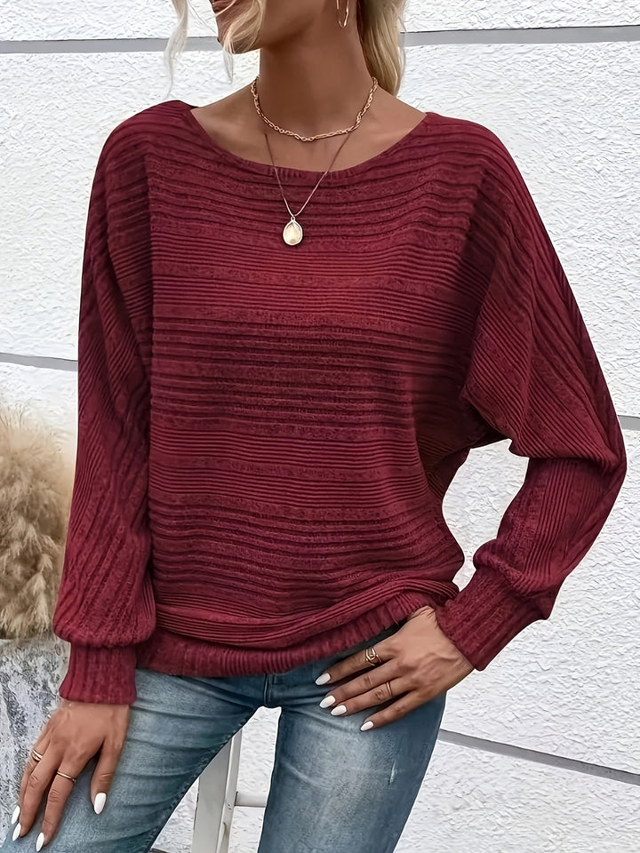 Sabine™ - Gemütlicher Pullover mit Fledermausärmeln