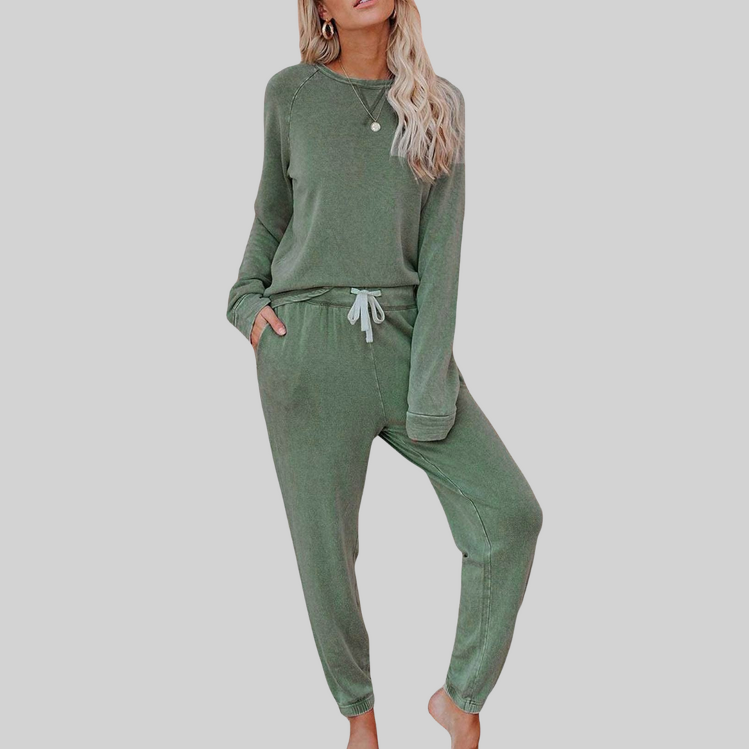 Josie™ - Lässiges Langarm- und Sweatpants-Set