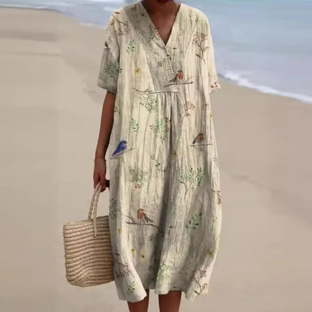 Miles™ - Damen Buntes Blumenkleid