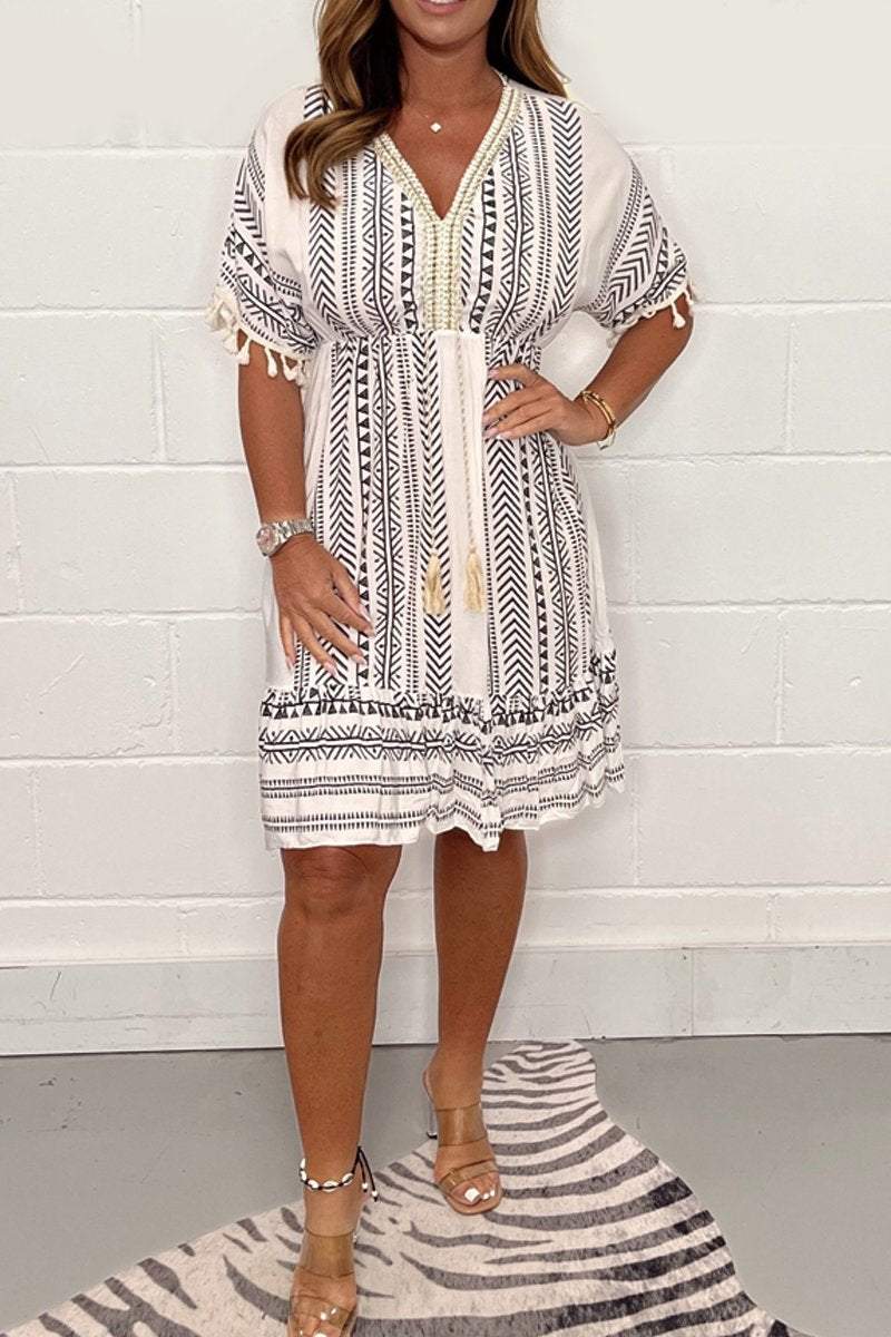 Gail™ - Vintage Bohemian Kleid