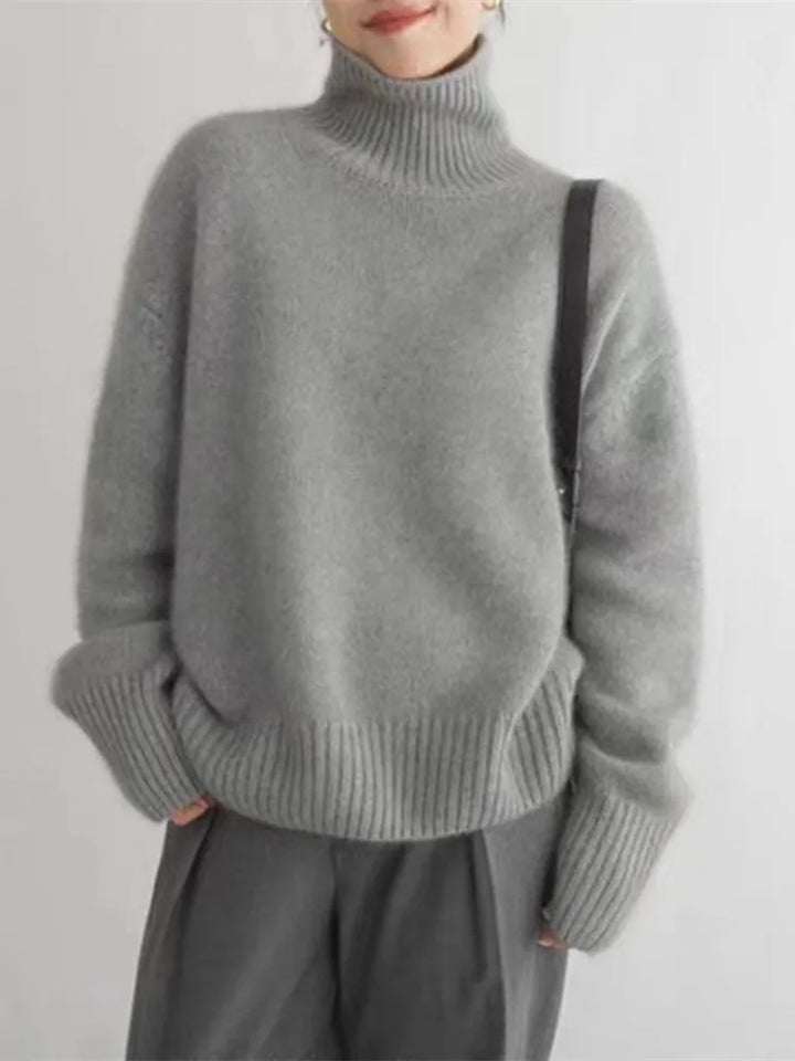 Isabella™ - Eleganter Cashmere Rollkragenpullover