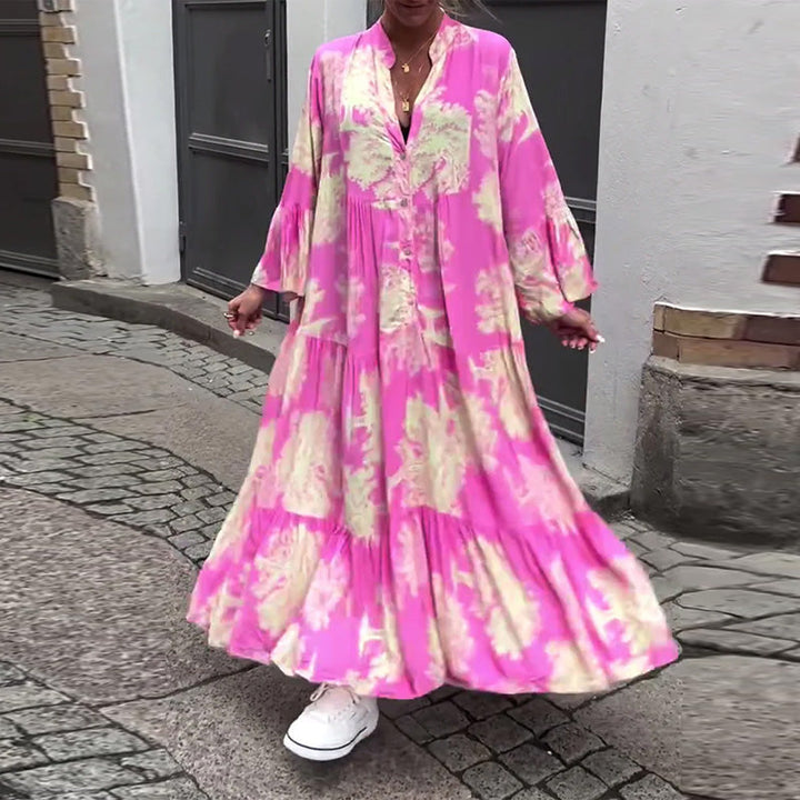 Diana™ - Bequemes Patchwork-Maxikleid