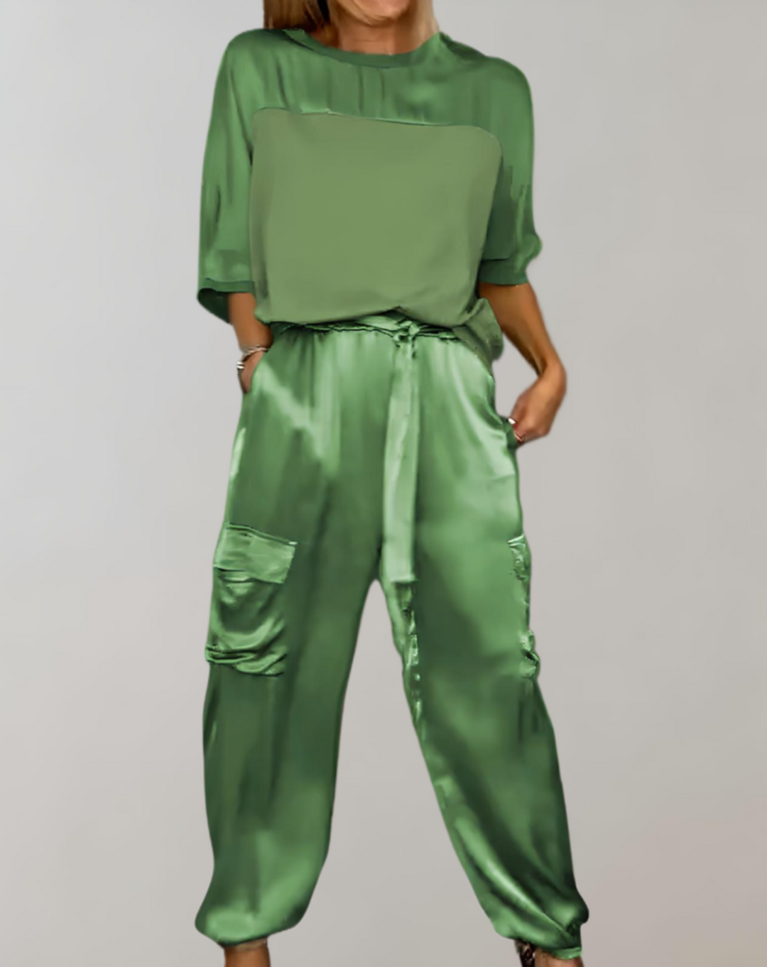 Finley™ - Seidiges Cargo Lounge Set