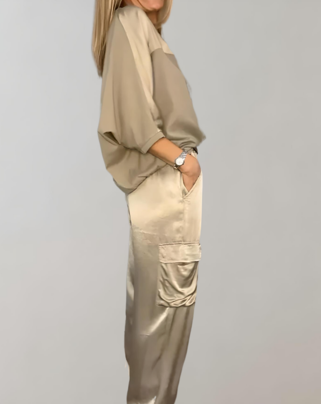 Finley™ - Seidiges Cargo Lounge Set