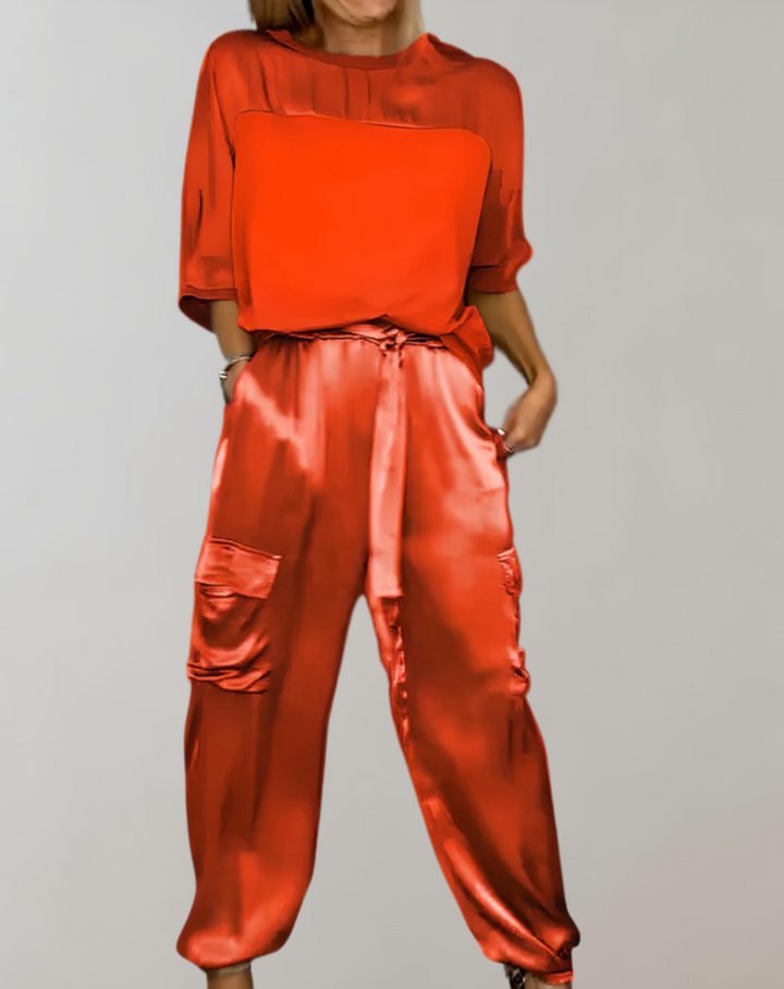 Finley™ - Seidiges Cargo Lounge Set