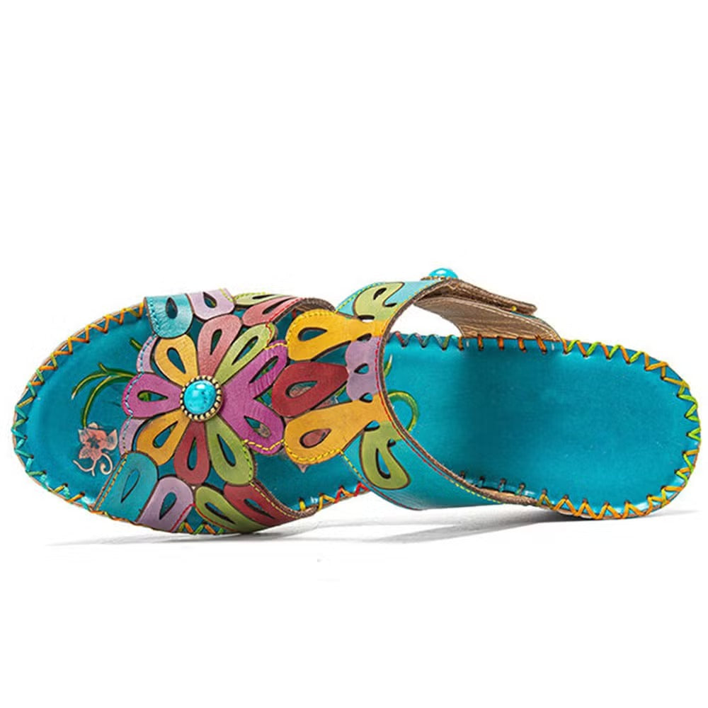 Broceliande™ - Orthopädische Komfort-Sandale mit Absatz