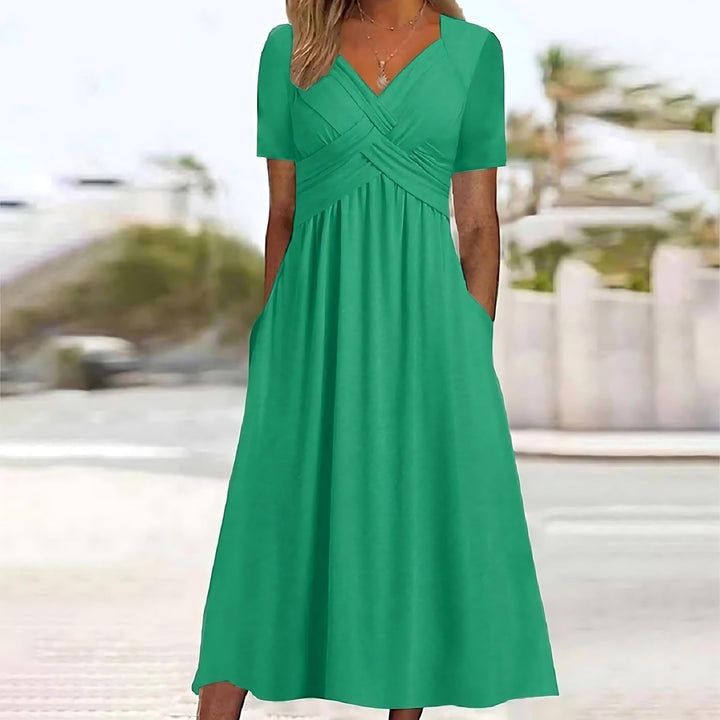 Vicky™ - Legeres Eleganz Midi-Kleid