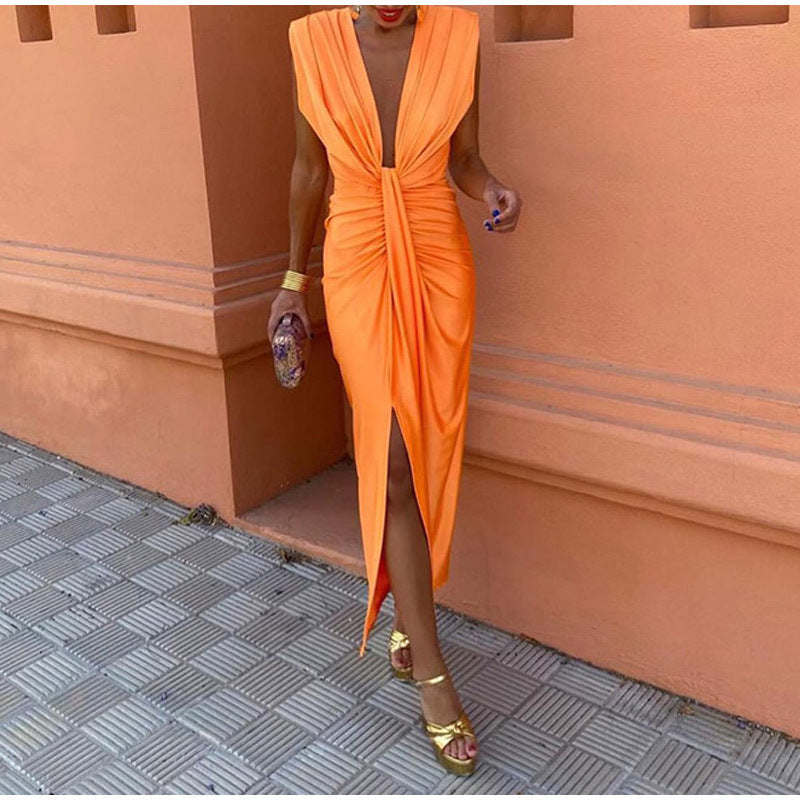 Isabella | Abendkleid mit tiefem Ausschnitt