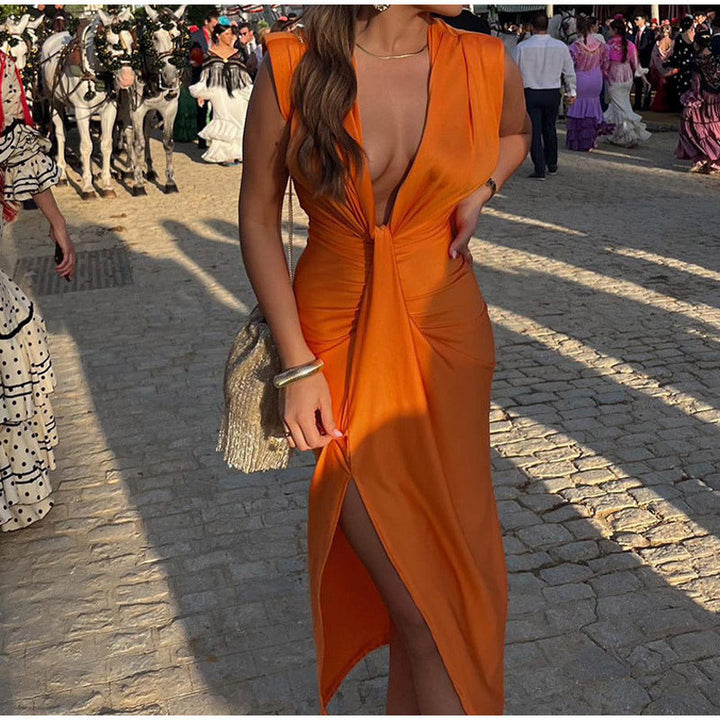 Isabella | Abendkleid mit tiefem Ausschnitt