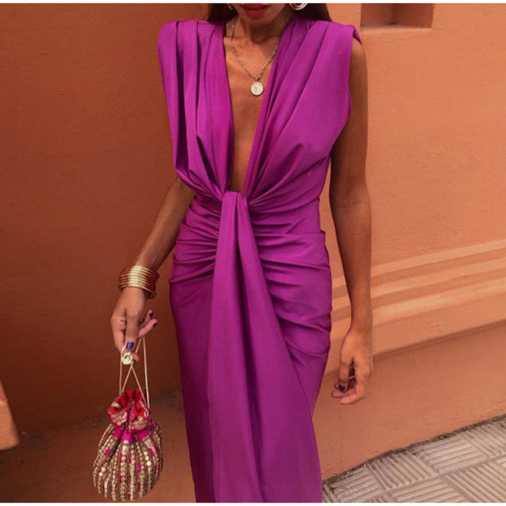 Isabella | Abendkleid mit tiefem Ausschnitt