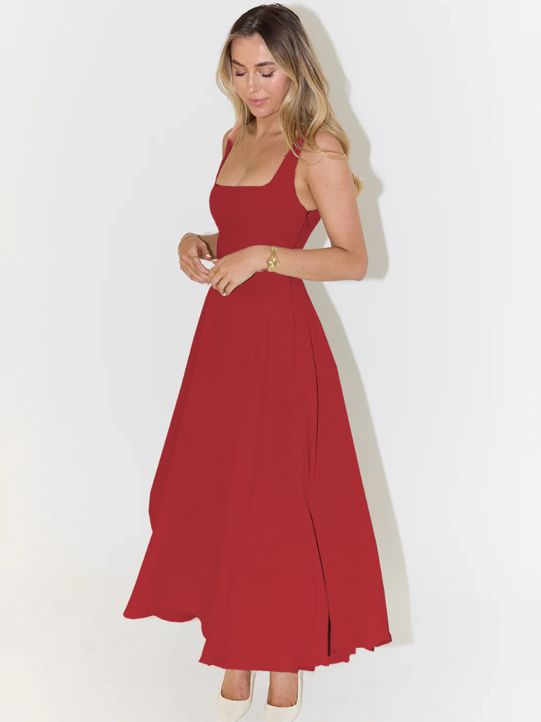 Scarlett™ - Klassisches Midi-Kleid