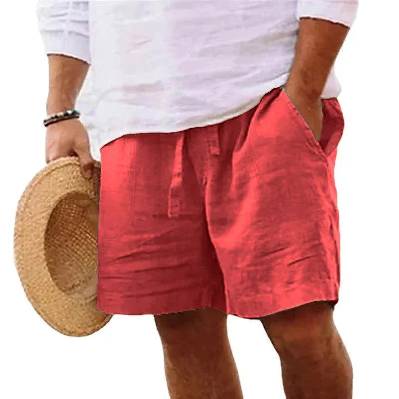 Fabiano - Leinen Strandshorts