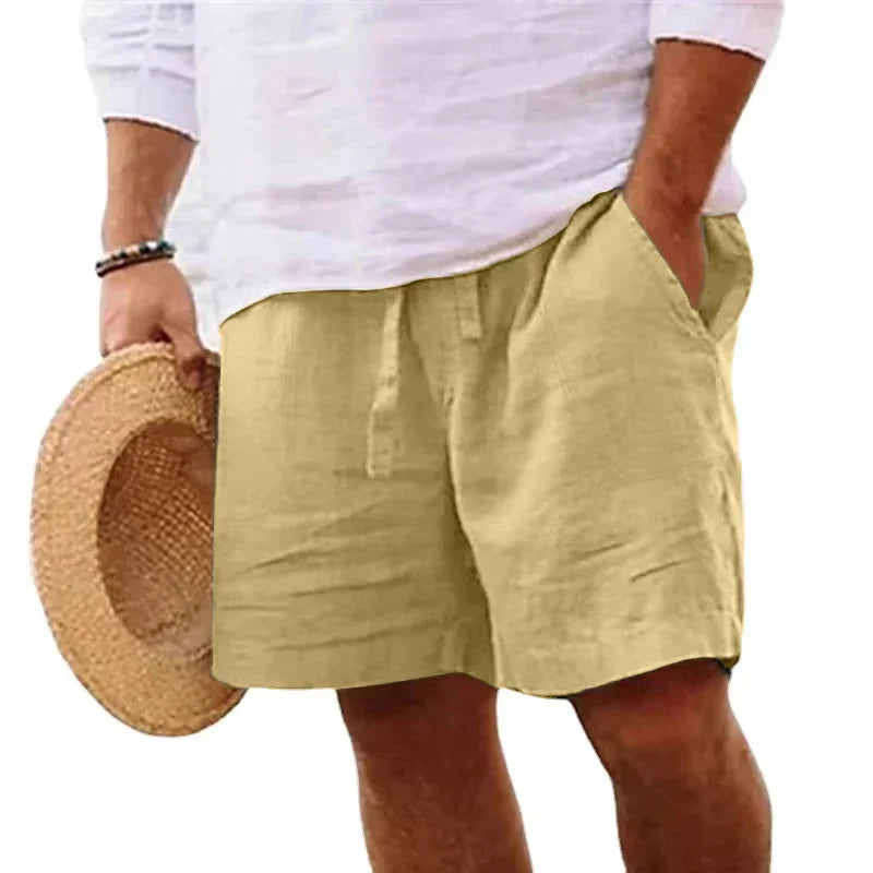 Fabiano - Leinen Strandshorts