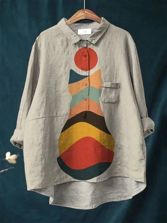 Uluru™ - Katzenkunst T-Shirt