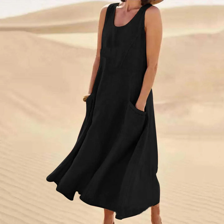 Tina™ - Sommer Leinenkleid