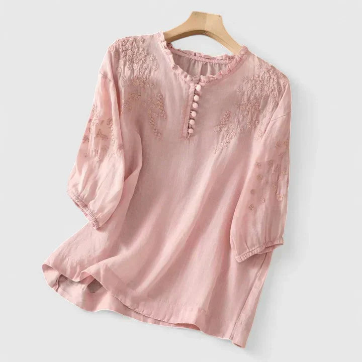 Victoria™ - Elegante Bluse mit Knopfleiste