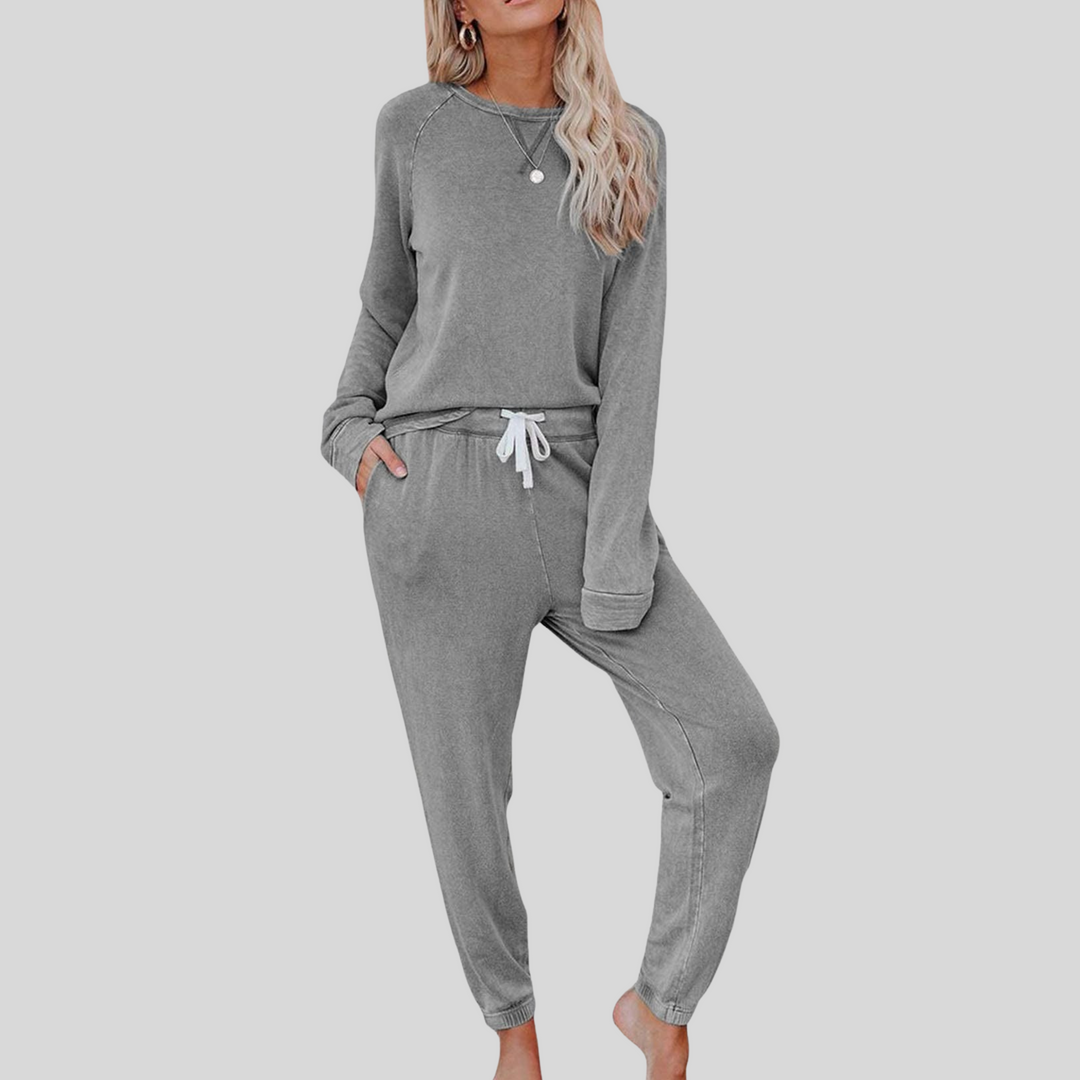 Josie™ - Lässiges Langarm- und Sweatpants-Set