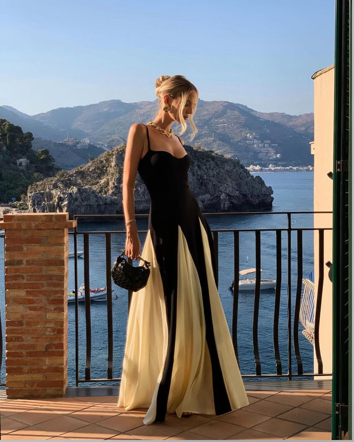 Eliana | Maxikleid mit Paneelen