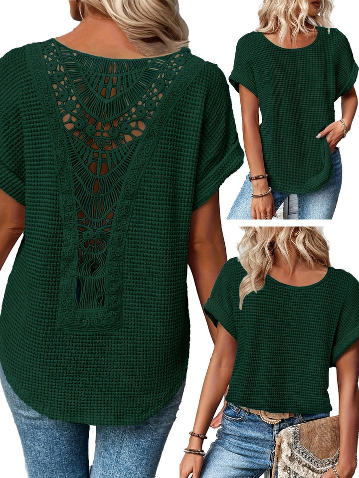 Oliv™ - Bequemes Rundhals-T-Shirt