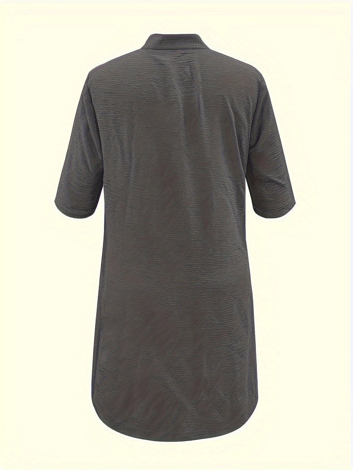 Hannah™ - Lässiges Kleid mit Knopfleiste