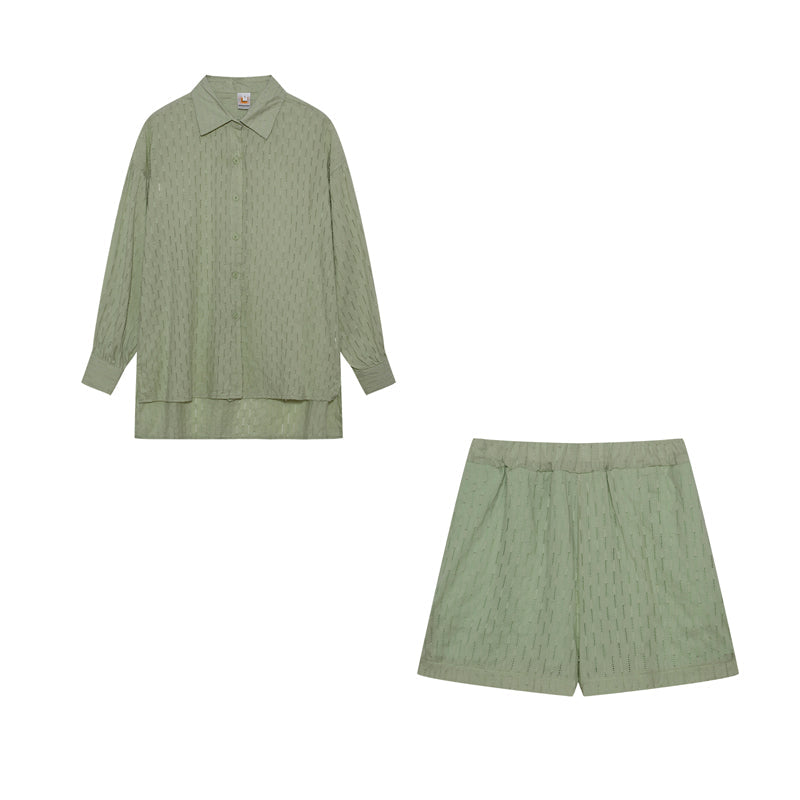Maud | Schickes Shirt & Shorts Set