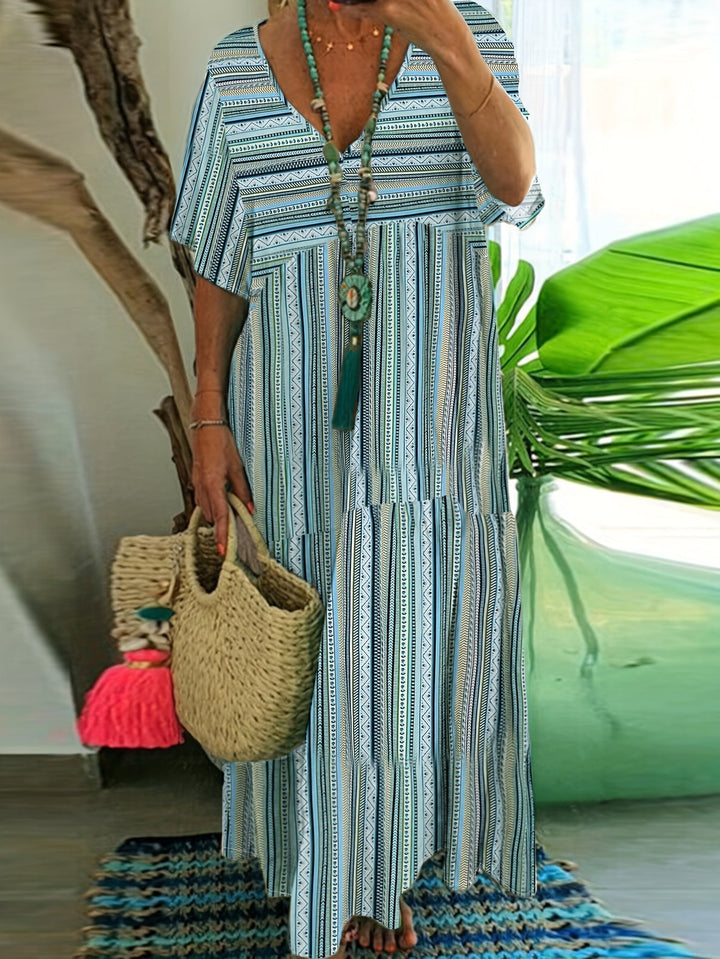 Nova™ - Plus Size Bauchkontrolle Rüschenschichtkleid