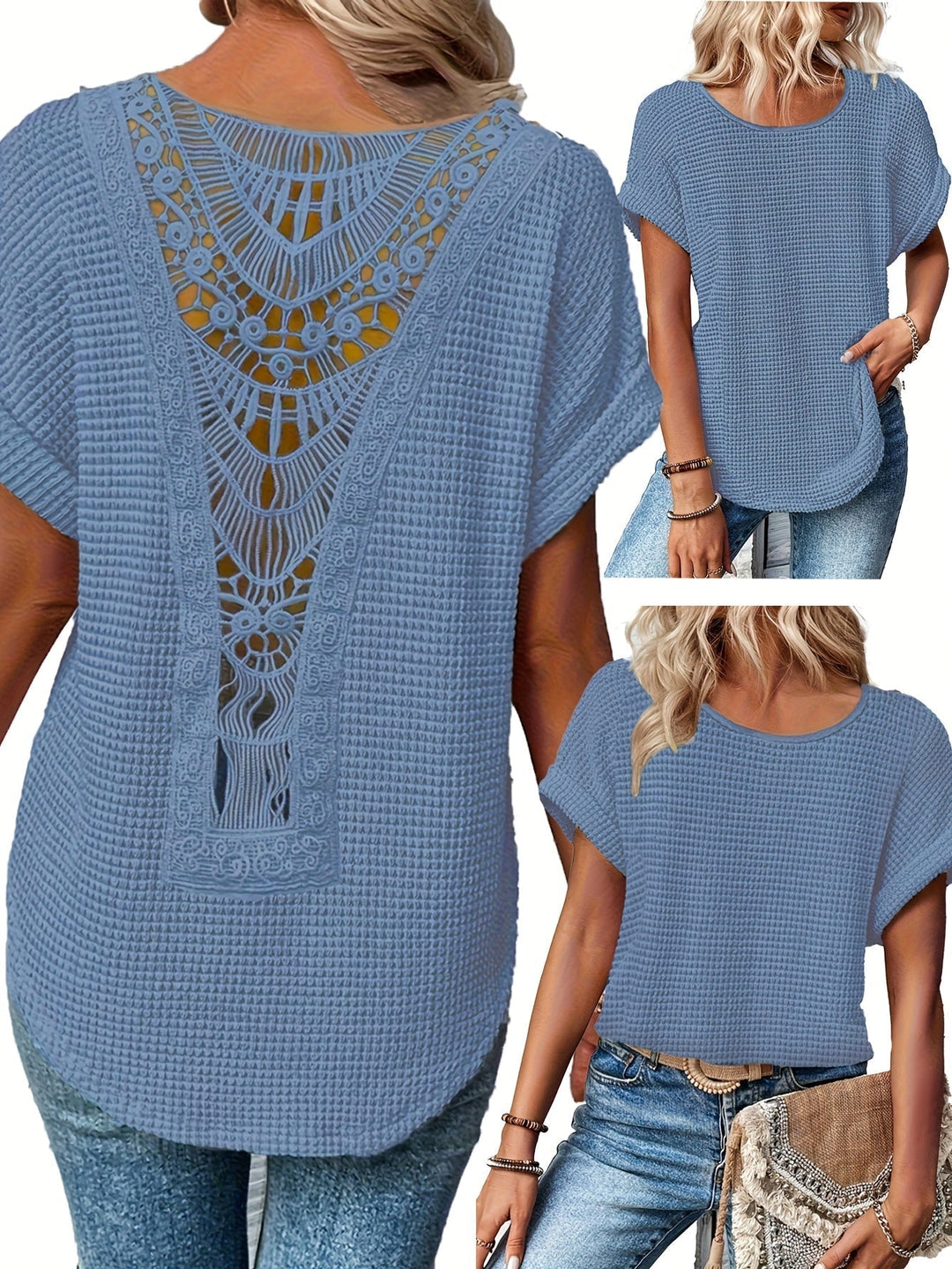 Oliv™ - Bequemes Rundhals-T-Shirt