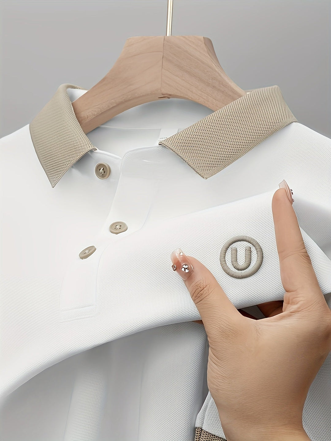 Finn™ - Besticktes Polo-Shirt mit kurzen Ärmeln