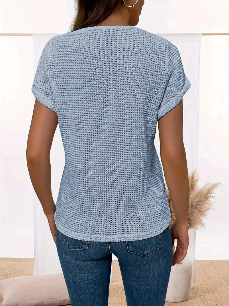 Megan™ - Schickes Shirt mit Rundhalsausschnitt aus Spitze