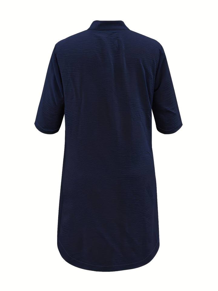 Hannah™ - Lässiges Kleid mit Knopfleiste