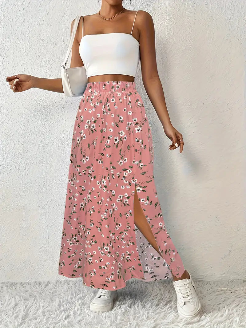 Paige™ - Floral Print Maxi Rock